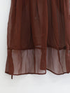 OUDE WAAG High-Neck Shirred Halter Vest OW-OW-25SS-TP02-JZ (PU790 Crimson Purple) (OW-25SS-TP02 OW-25PF-TP03)